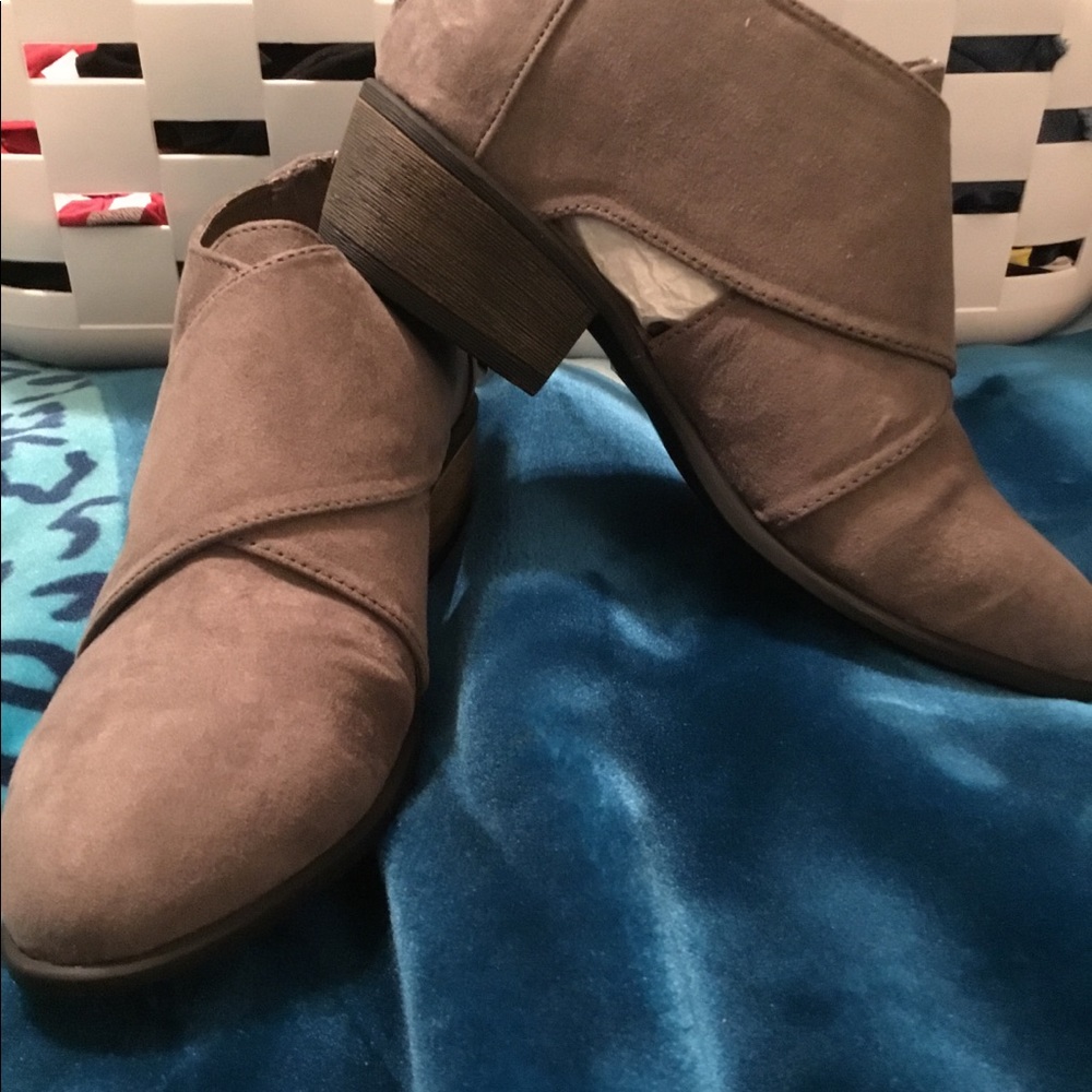 Gray Booties